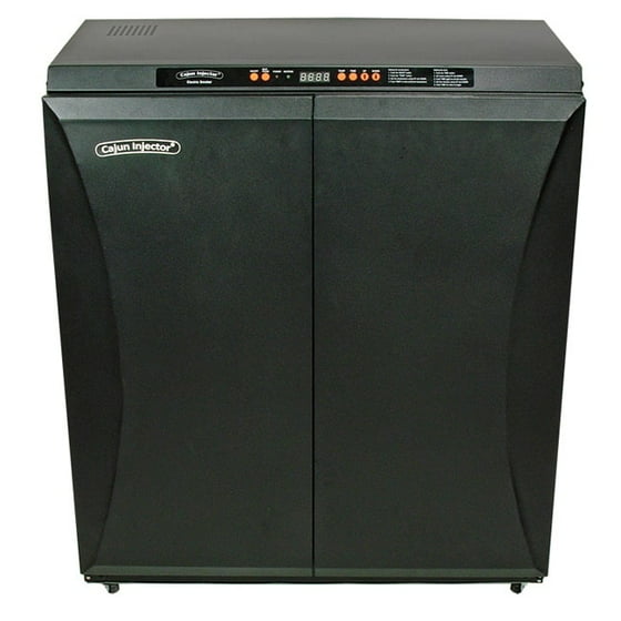 Cajun Injector Wide Electric Smoker Black Com