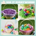 thumbnail image 4 of Joyfy 4 Pcs Easter Baskets with 4 Colors Grass Paper Shreds, Easter Woven Basket with Handles for Kids, (9" X 8") Easter Baskets for Easter Egg Hunt, Filling with Party Favors, 4 of 8