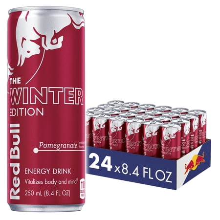 Red Bull Energy Drink, Pomegranate, 8.4 Fl Oz (24 pack)