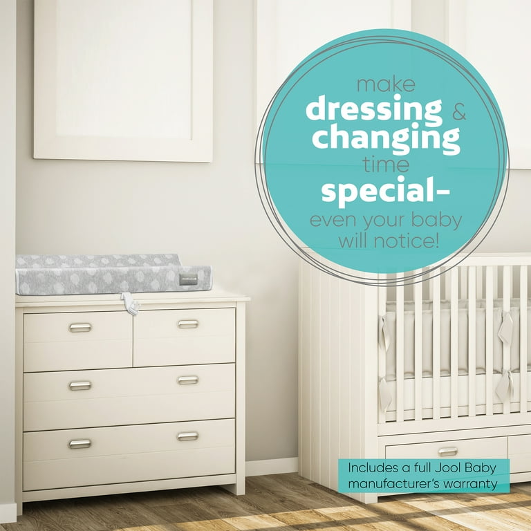 Jool Baby Soft Changing Pad Washable Cover Non Slip Fits Standard Changing Tables Dressers