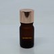 thumbnail image 3 of Botella de vidrio cosmético Br 5ml ámbar Fros T 51 gota cuello tapa 18, 3 of 4