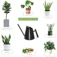 thumbnail image 4 of Regadera de Cobre para Plantas de Interior - Regadera pequeña de Acero Inoxidable Negra de 900 ml con Boquilla Larga y Recta, Regadera de Metal para bonsáis y Flores de Interior, 4 of 5