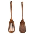 thumbnail image 1 of Miangastore Spatula Wood Handle 2Pcs 13.36X2.55X0.39in, 1 of 7