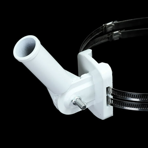 FOLOYORI 1Pcs Wall Mounted Flag Pole Holder Flagstaff Bracket for Porch Balcony