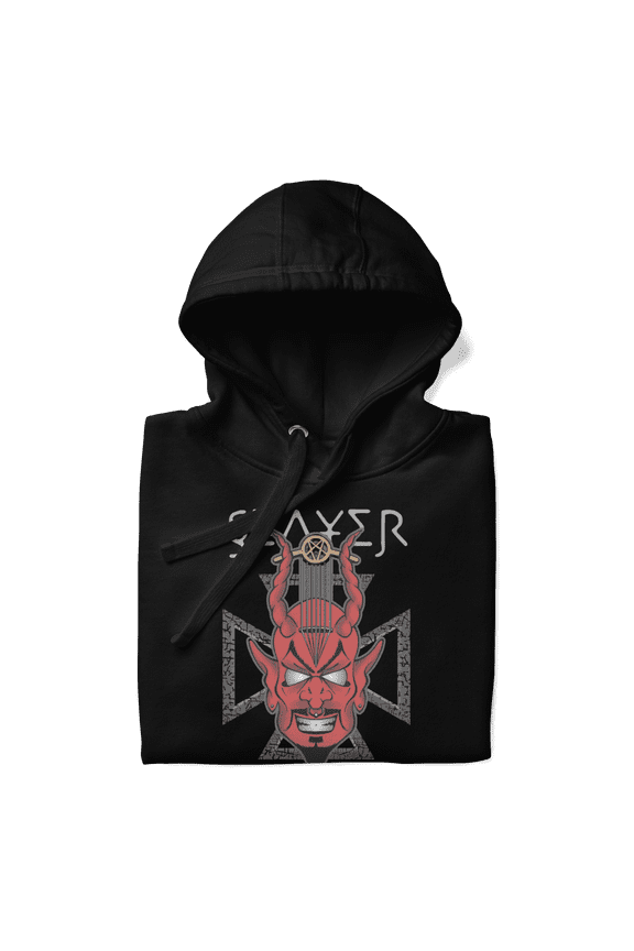 Slayer Devil's Horns Vintage Hoodie