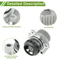 thumbnail image 3 of Bomba de agua del motor para Volkswagen Passat 2000-2005 No.06A121012B/068121011E/06A121011C Bomba de agua de refrigerante 1 Pc, 3 of 6