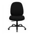 thumbnail image 6 of Flash Furniture HERCULES Series Big & Tall 400 lb. Rated Black Fabric Executive Swivel Ergonomic Office Chair with Adjustable Back, 6 of 6