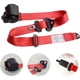 thumbnail image 3 of 2 Piezas Cinturones Seguridad Retráctiles Automáticos Tres Puntos Motors para Automóviles Pasajeros Autobuses Camiones Y Carritos Golf Cinturones Seguridad Modificados (rojo) (rojo Volcán), 3 of 9