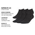 thumbnail image 2 of Calcetines Adidas Superlite No Show Arch Compression para hombre, paquete de 6, 2 of 6