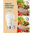 thumbnail image 6 of DEWENWILS Dimmable LED Light Bulbs 60W Equivalent 800 Lumen 2700K Warm White, 10W LED Bulbs E26 Medium Base, UL Listed 4-Pack, 6 of 7