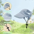 thumbnail image 3 of Gorra de béisbol para perros Symphonyw, azul, mediana, ajustable, 3 of 5