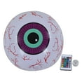 thumbnail image 2 of Halloween Decorations Eyeball,LED Inflatable Color Changing PVC Light Outdoor Garden Yard Halloween Toys With Remote Control, 2 of 8