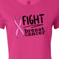 thumbnail image 4 of Inktastic Fight Breast Cancer Pink Ribbon Women's T-Shirt, 4 of 5