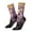 2 Black-2, variant on Dog in Lavender Flowers Print Adult Socks for Men & Women,Calf Socks, Ankle Socks,Boots Socks,Breathable Casual Sock,Unisex Crew Socks