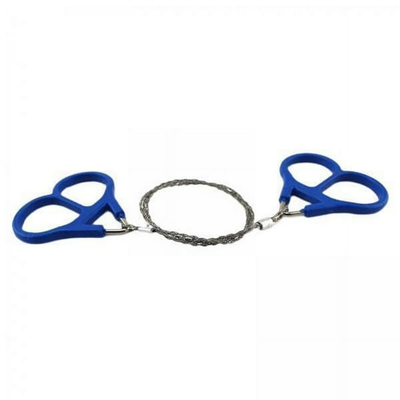 Almencla 2X with Rings Pocket Wire Saw Hand Saw Manual Hand Tool Flexible Outdoor