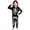 v-267Black289, variant on CAIVO Child 2 Piece Pajama Set Halloween Print Girls Sleepwear O-Neck Long Sleeve Tops And Pants Cozy Halloween PJ For Little Girls Soft Breathable