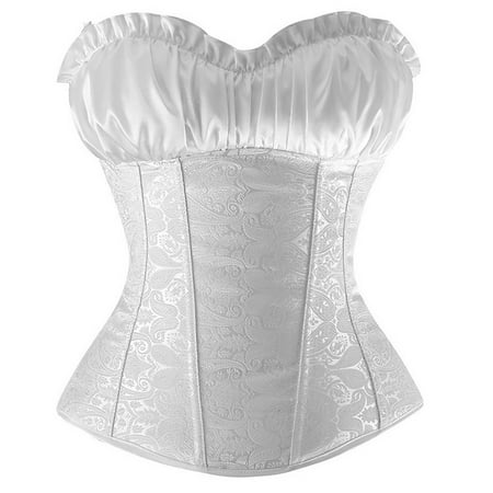 

miayilima shapers for women corset tops for bustier shapewear lingerie lace waist push up bodysuit size xl