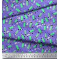 thumbnail image 3 of Soimoi Crepe Silk Fabric Heart & Lighter Men Printed Craft Fabric by The Yard 42 Inch Wide, 3 of 3