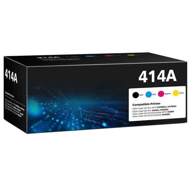 Cartuchos de tóner Diegees 414A, paquete de 4 para HP LaserJet