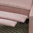 thumbnail image 5 of Noble House Albert Pink Fabric Oversized Tufted Push Back Recliner, 5 of 10