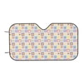 thumbnail image 7 of Picia Cat And Rabbit Curved Windshield Sunshade Accordion Folding Style Auto Shade for Car Truck SUV Van Blocks UV Ray Sun Visor Protector -Medium, 7 of 7