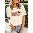 thumbnail image 5 of MOUSYA Halloween Party Shirt Woman Magical Halloween Shirts Boo T-Shirt Pumpkin Print Tees Casual Vacation Short Sleeve Tops, 5 of 8