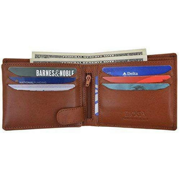 Hand Made Genuine Leather Hybrid Bifold Trifold Credit Card ID Wallet by Moga