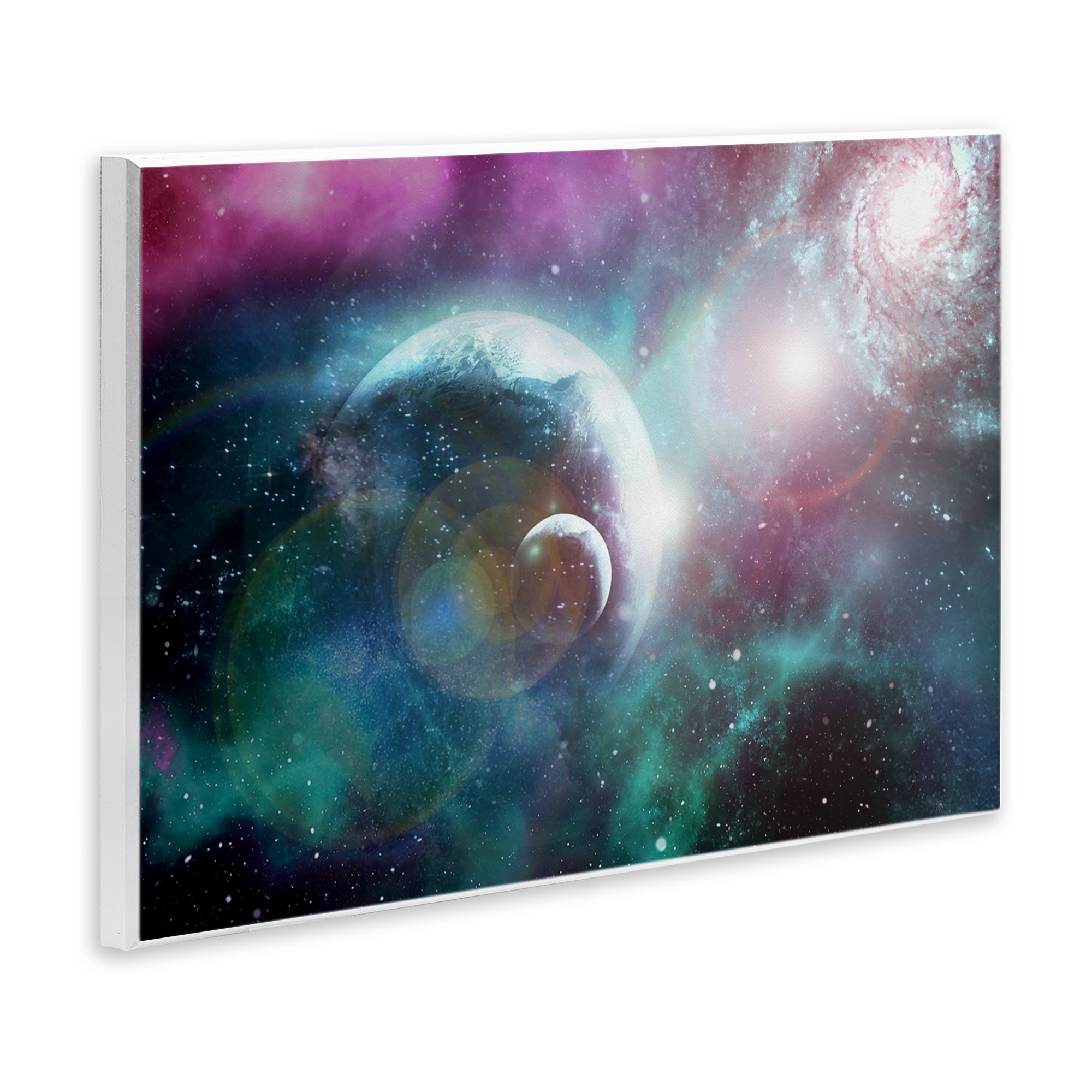 Eclipsing Cosmos Planets Wall Plaque Art, design by Ali Chris
