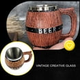 thumbnail image 4 of Injueey Taza de cerveza de simulación de 2 uds., taza de gran capacidad con forma de cubo, recipiente para bebidas con relieve de estilo Barra de herramientas, 4 of 6