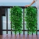 thumbnail image 4 of Fiudx Liquidación De Ofertas Flash Hoja De Begonia Para Colgar En La Pared, Hiedra, Colgante De Pared, Hoja De Uva, Plantas Falsas, Caja De Ventana Artificial, Boda, Oficina, Hogar, Decoración Interi, 4 of 6