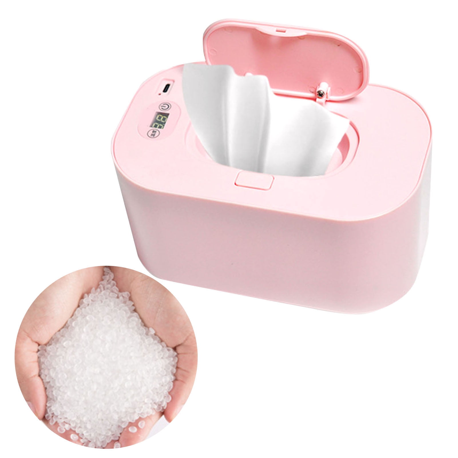 Wet Wipes Dispenser Heater, Large Capacity Portable Household Heating Box, Stay Hydrated Baby Wipe Warmer for Home (7LtBLlpF-14)