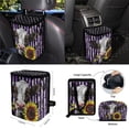 thumbnail image 4 of Jeiento Sunflower Cow American Flag Car Seat Covers Set 15 PCS with Car Seat Protector Steering Wheel Cover Seat Belt Covers Trash Bin Sunglasses Pocket Rear View Mirror Cover Coasters Keychain, 4 of 7