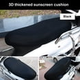 thumbnail image 3 of Opolski Motorcycle Seat Cushion Breathable Comfortable Polyester 3D Mesh Heat Insulation Air Pad for Scooter, 3 of 8
