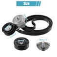 thumbnail image 7 of Unique Bargains 1 Set Drive Belt Tensioner Idler Pulley Assembly Replacement for GMC Yukon Sierra 1500, Silver Tone Black, 7 of 7
