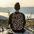 thumbnail image 6 of Backpack Cooler lunch bag 36 Can Capacity Insulated Bag for Camping, Beach, Hiking & Travel Small Eyeballs Pattern, 6 of 7