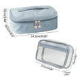 thumbnail image 2 of Limited Time Deal karymi Cosmetic Bag Large Capacity Storage Bag Velvet Portable Travel Bag Cosmetic Storage Bag Wash Bag Clearance Sales Gifts for Women Mens Gifts, 2 of 2