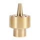 thumbnail image 2 of 1/4"/ 1/2" / 3/4"Cabezales de Boquilla de Fuente, Columna de Latón Multi Direction Jet Pond Fuente de Pulverización de Agua Cabeza de Rociadores Jardín Decoraciones Al Aire Libre Accesorios(1/2") EOTVIA NO, 2 of 2