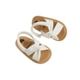 thumbnail image 4 of Douhoow 0-18M Baby Girl Sandals Infant Flats Shoes Soft Rubber Sole Anti-Slip First Walker Shoes, 4 of 8