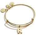 thumbnail image 1 of Alex and Ani Initiale R III Bracelet Bracelet Brillant Or Taille Unique, 1 of 2