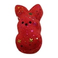 thumbnail image 1 of ¡Conejito de Pascua Juguetes de peluche Liquidación! 6" Peep Peluche Coleccionable, Suave y Abrazable Muñeco de Pascua Decorativo de Conejito, Regalos de Pascua para Niños y Niñas (Rojo), 1 of 6