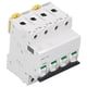 thumbnail image 2 of Disyuntor, Disyuntor en miniatura 4P Pa66 Disyuntores de montaje en riel DIN 400V Bajo voltaje 6000A Capacidad de ruptura(10 A), 2 of 14