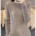 thumbnail image 4 of Neewe Women's Sweaters Long Sleeve Soft Lightweight Basic Knitted Pullover Sweater, 4 of 5