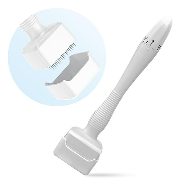 Derma Stamp para mujeres y hombres uso doméstico, rodillo con agujas, bolígrafo de belleza con microagujas ajustable para rostro y cuerpo