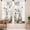 01a Cotton Farmhouse Rustic, variant on Christian Scripture Kitchen Curtains 27.5W X 39L Inch 2 Panel Rod Pocket Bible Verses God Says You are Inspirational Quotes Colourful Flower Small Short Cafe Tier Window Drape Bathroom Decor