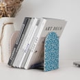thumbnail image 6 of Picia Beautiful Floral Pattern Wood Bookends for Shelves,Non-slip Bookends, Heavy Duty Wooden Bookend Support,1 Pair, 6 of 8