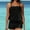 Black, variant on Christmas Clearance Deals! Borniu Swimsuit Clearance! Womens Swimsuits Two Piece Set Swimsuits Solid Swimwear Beachwear