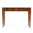 thumbnail image 3 of Butler Specialty Company Kai 2 Drawer 45" Burl Wood Console Table - Medium Brown, 3 of 8