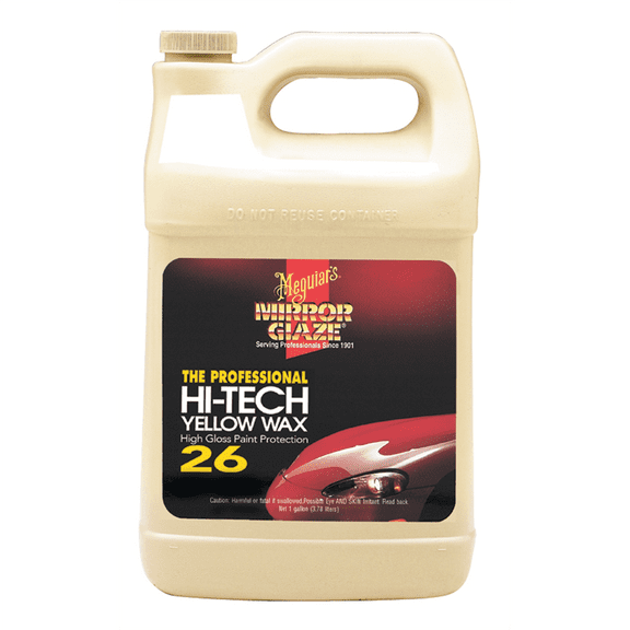 Meguiars M2601 Mirror Glaze Hi-Tech Yellow Wax, 1 Gallon