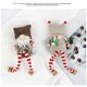 thumbnail image 2 of Muñeca de felpa Gnome sin rostro de Navidad con pierna larga colgante Jingle Bell Santa Toy, sombrero puntiagudo rojo Feliz Sencillez, 2 of 5