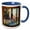 Blue/White, variant on 3drose, Grand Canal in Venice, 11oz Two-tone Black Mug
